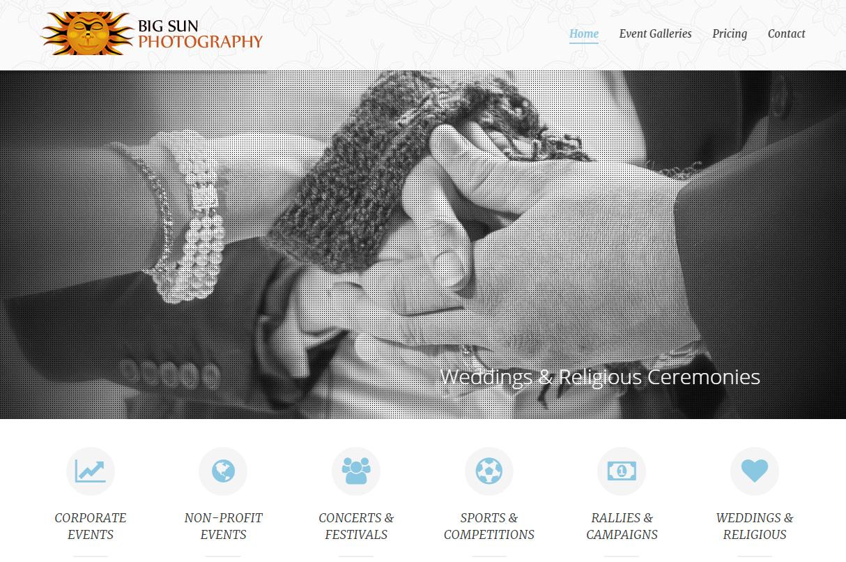 event-photography-website New professional event photographer website.