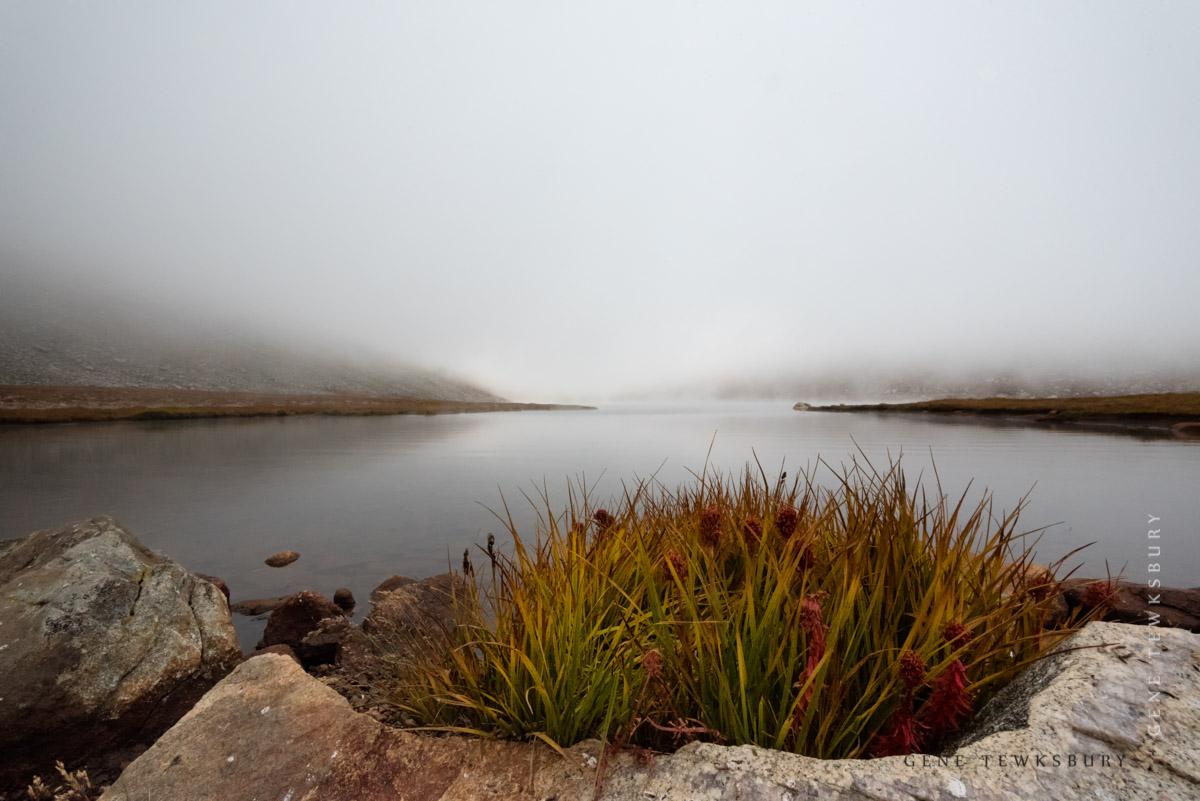 Summit Lake in a Cloudy Fog Summit Lake in a Cloudy Fog