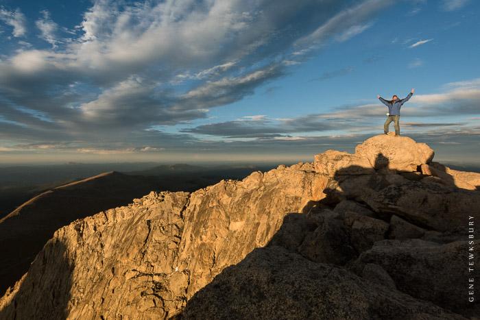Mount Evans at Sunset in the Colorado Rocky Mountains