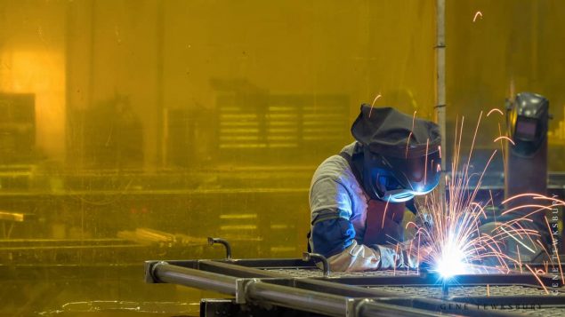 Industrial photography - welder